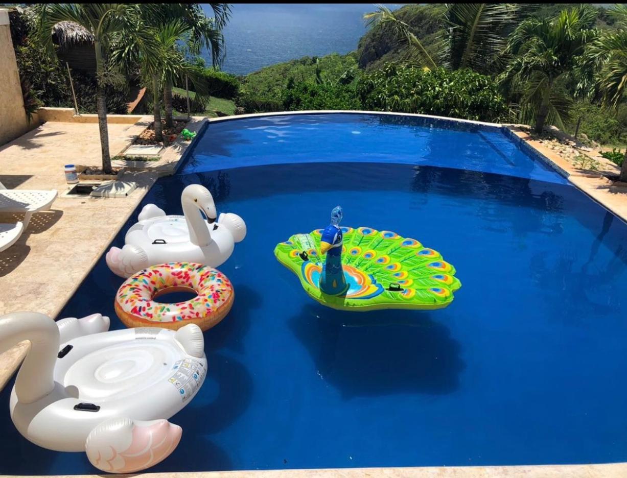 El Monte Azul Bed & Breakfast Las Galeras Bagian luar foto
